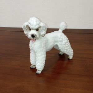 Lefton China Porcelain Standard White Poodle #H3901
